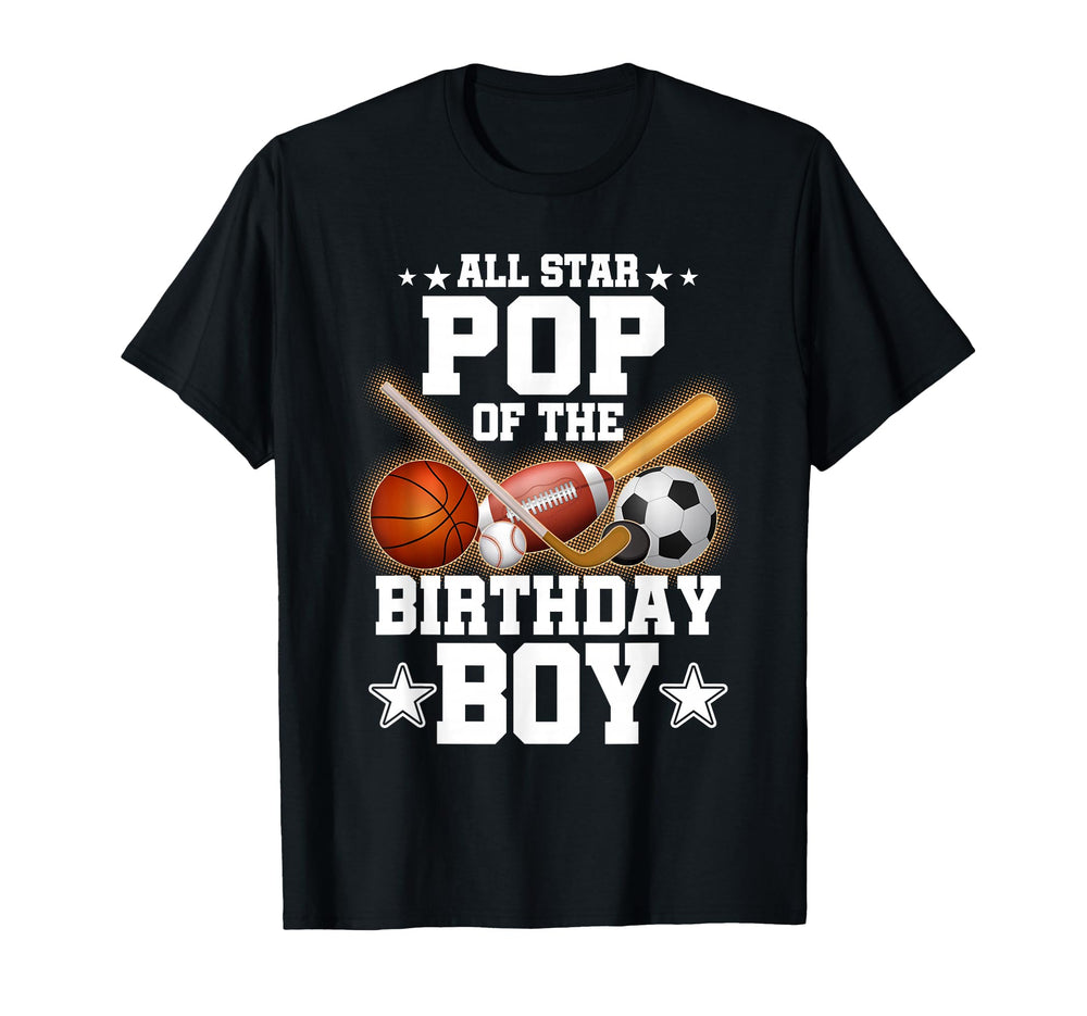 All Star Pop Birthday Basketball T-Shirt - Fun Novelty Design Men Women