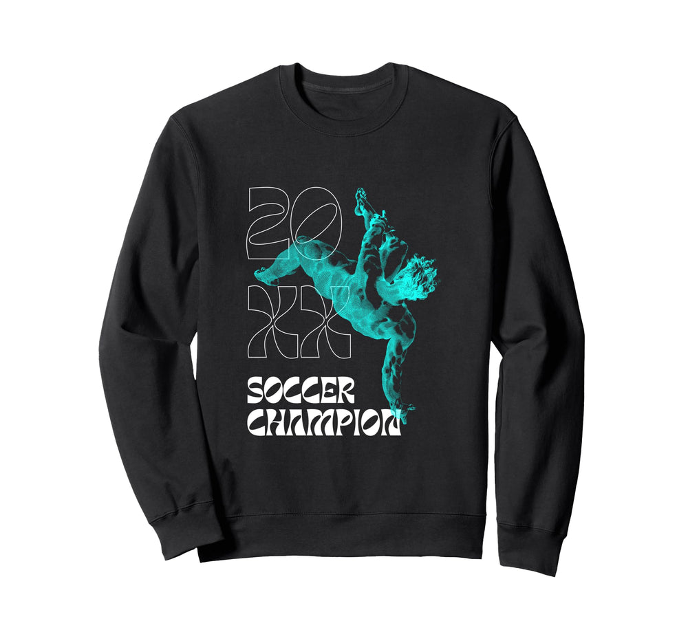 Soccer Champion Sweatshirt - Trendy Graphic Men Women