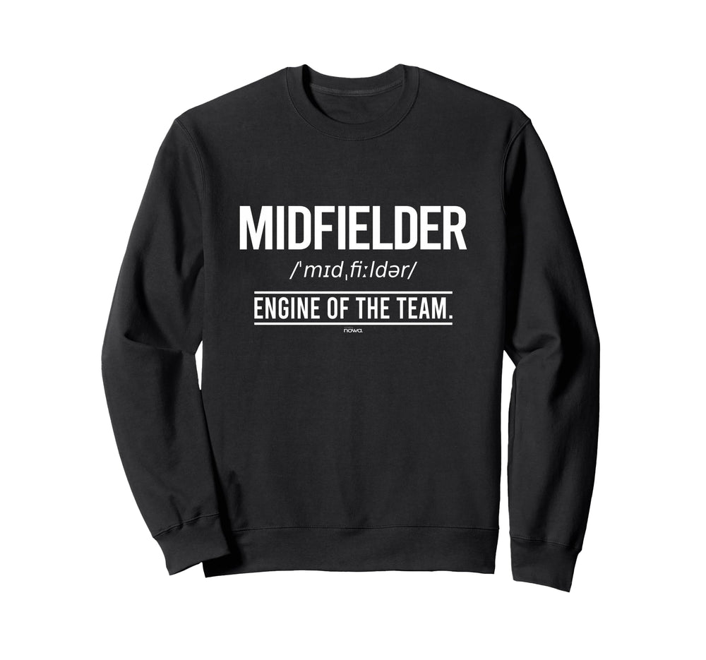 Football Midfielder Engine Team Sweatshirt - Novelty Apparel for Adults