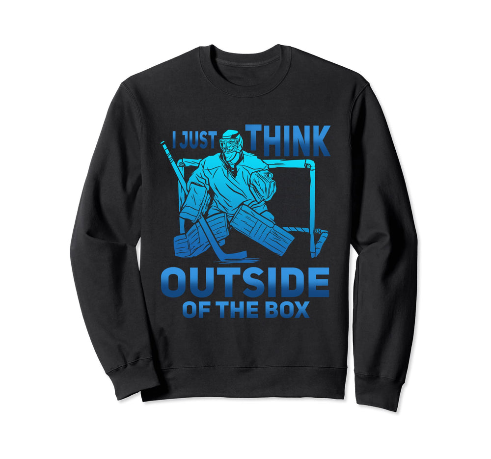 Holy Blockamole Ice Hockey Goalie Sweatshirt - Graphic Print for Adults