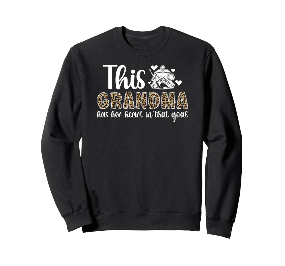 Proud Hockey Goalie Grandma Sweatshirt - Streetwear Style for Adults