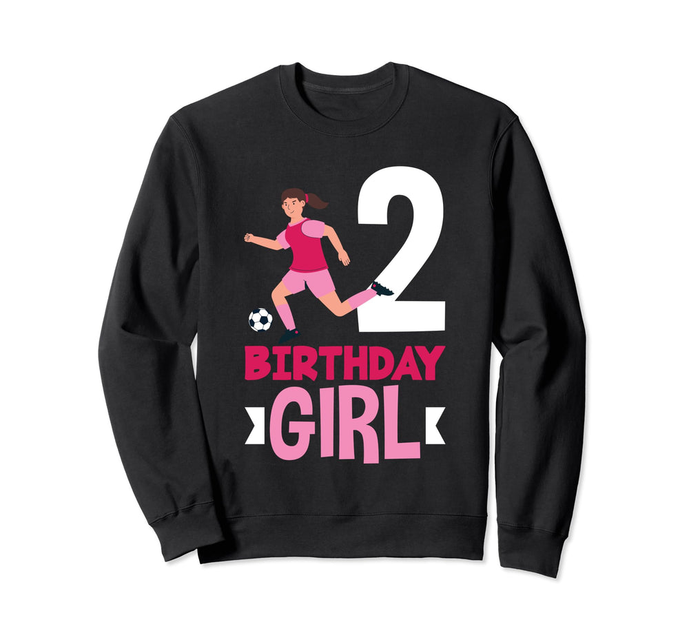2Nd Birthday 2 Years Soccer Sweatshirt - Casual Everyday Wear Unisex