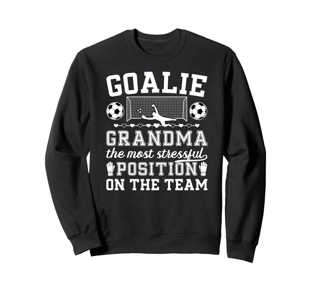 Funny Soccer Goalie Grandma Sweatshirt - Custom Art Print for Adults