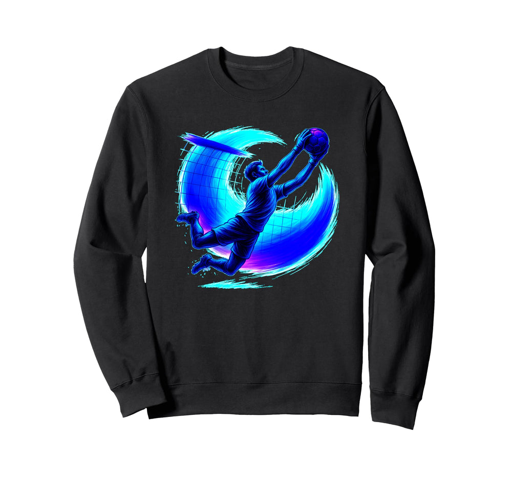 Soccer Goalkeeper Save Teens Sweatshirt - Casual Everyday Wear Men Women