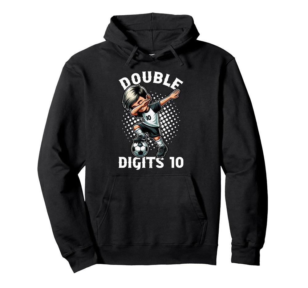 Double Digits Birthday Dabbing 10 Hoodie - Fun Novelty Design Unisex