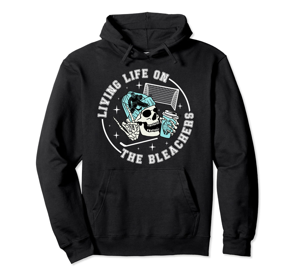 Bleachers Hockey Keeper Mom Hockey Goalie Hoodie - Unique Graphic Unisex
