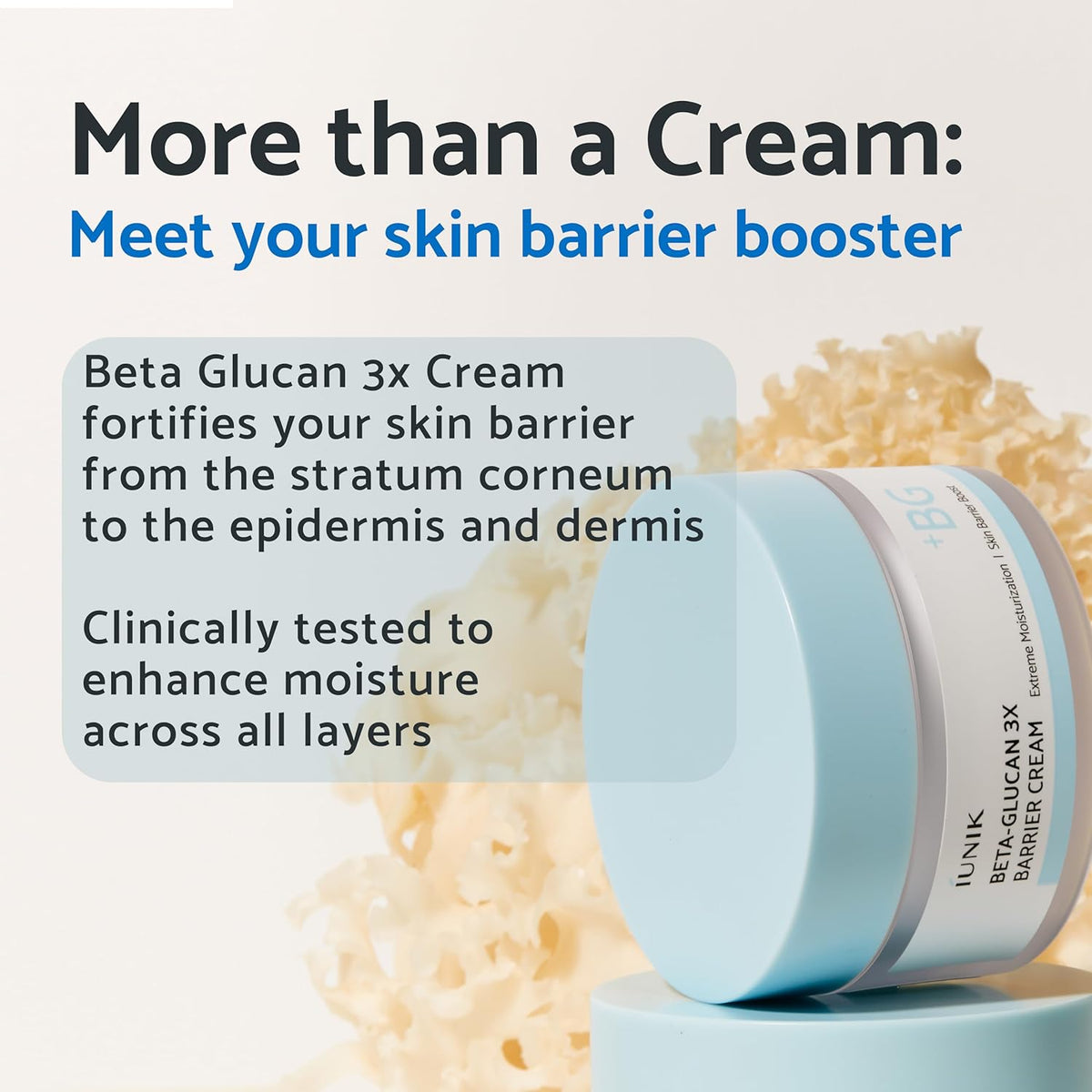 IUNIK Beta-Glucan 3X Barrier Cream - Snipetell