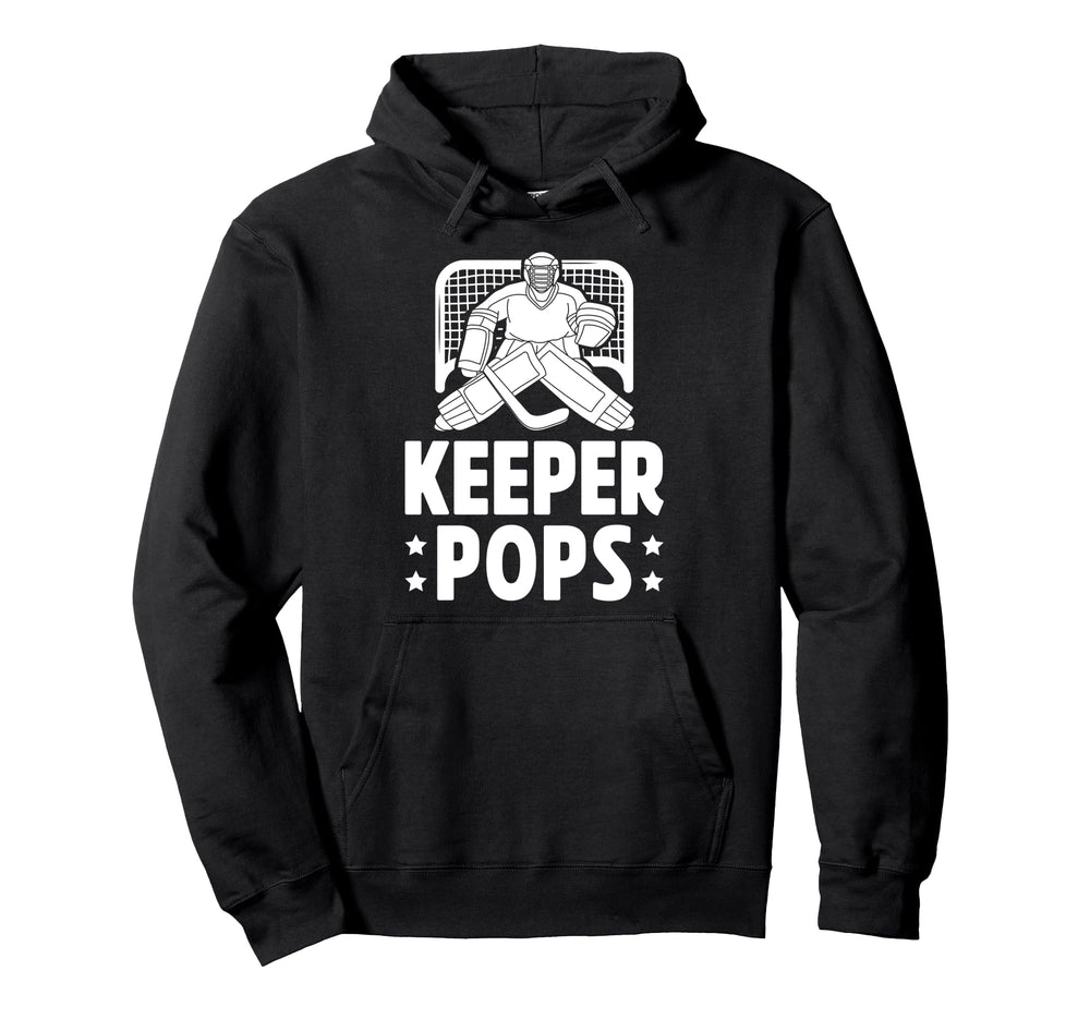 Ice Hockey Keeper Pops Ice Hockey Goalie Hoodie - Graphic Print for Adults