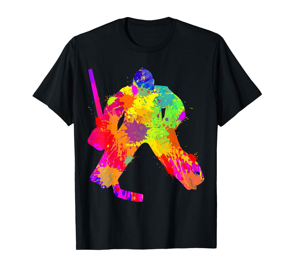 Ice Hockey Goalkeeper And Children T-Shirt - Novelty Apparel Men Women