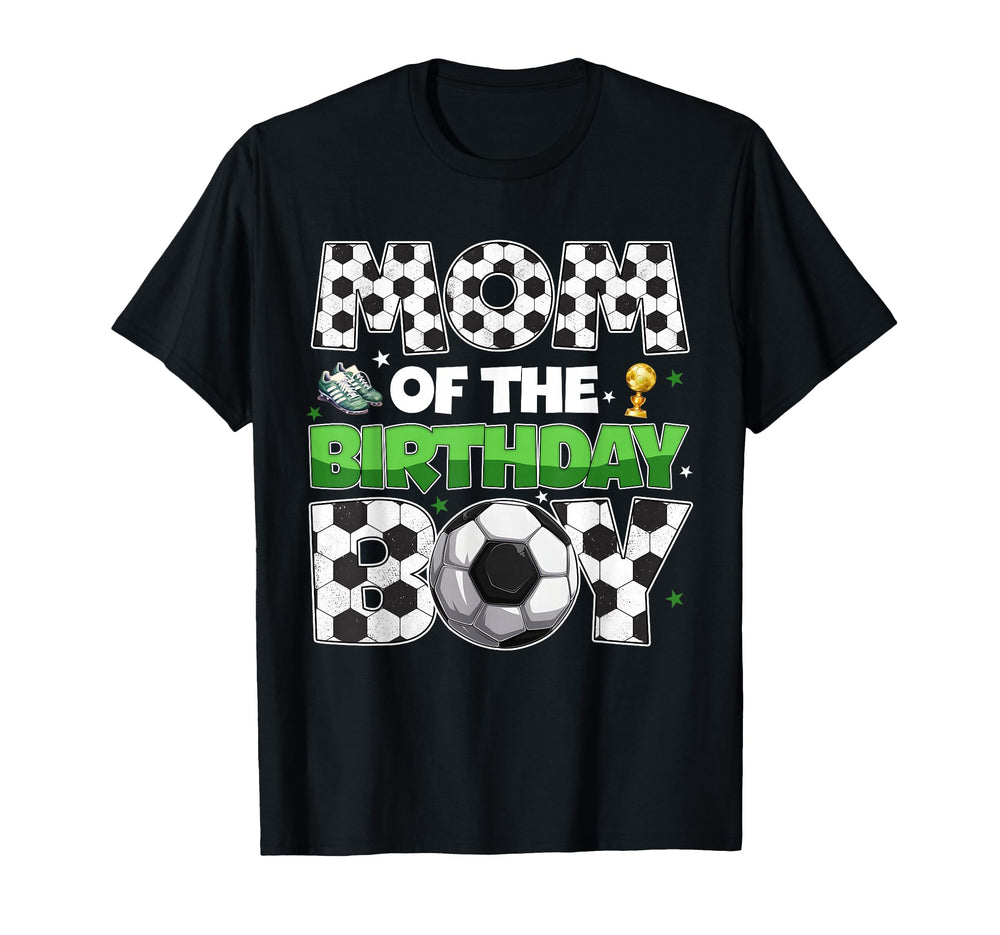 Mom Birthday Soccer Party Family Matching T-Shirt - Custom Art Print Unisex