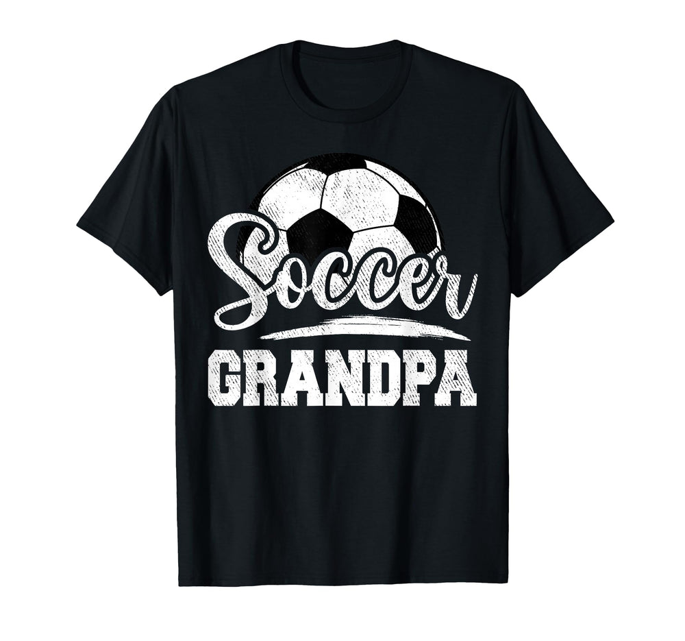 Soccer Grandpa Soccer Player Game T-Shirt - Custom Art Print for Adults