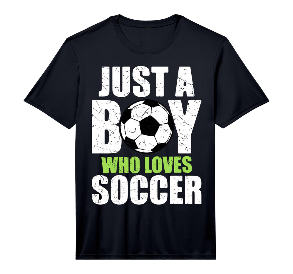 Just Who Loves Soccer Player Striker T-Shirt - Unique Graphic for Adults
