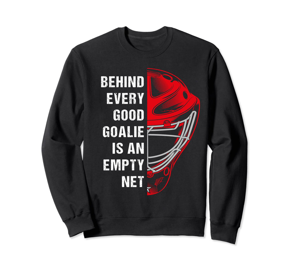 Hockey Goalkeeper Mask Player Outfit Sweatshirt - Trendy Graphic Unisex