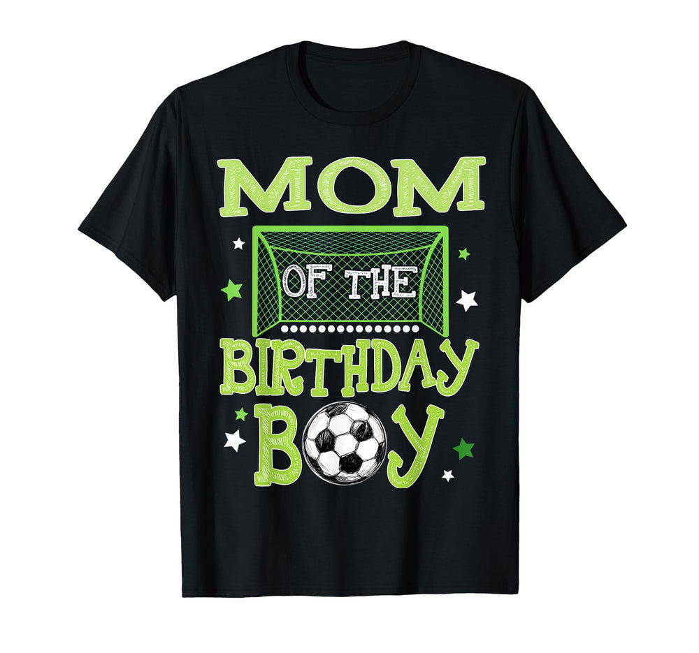 Mom Birthday Soccer Family Matching T-Shirt - Fun Novelty Design for Adults