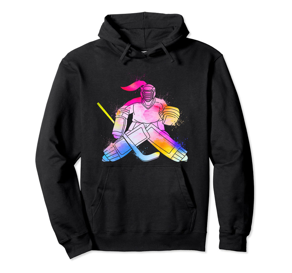 Ice Hockey Goalkeeper Ice Hockey Hoodie - Casual Everyday Wear Men Women