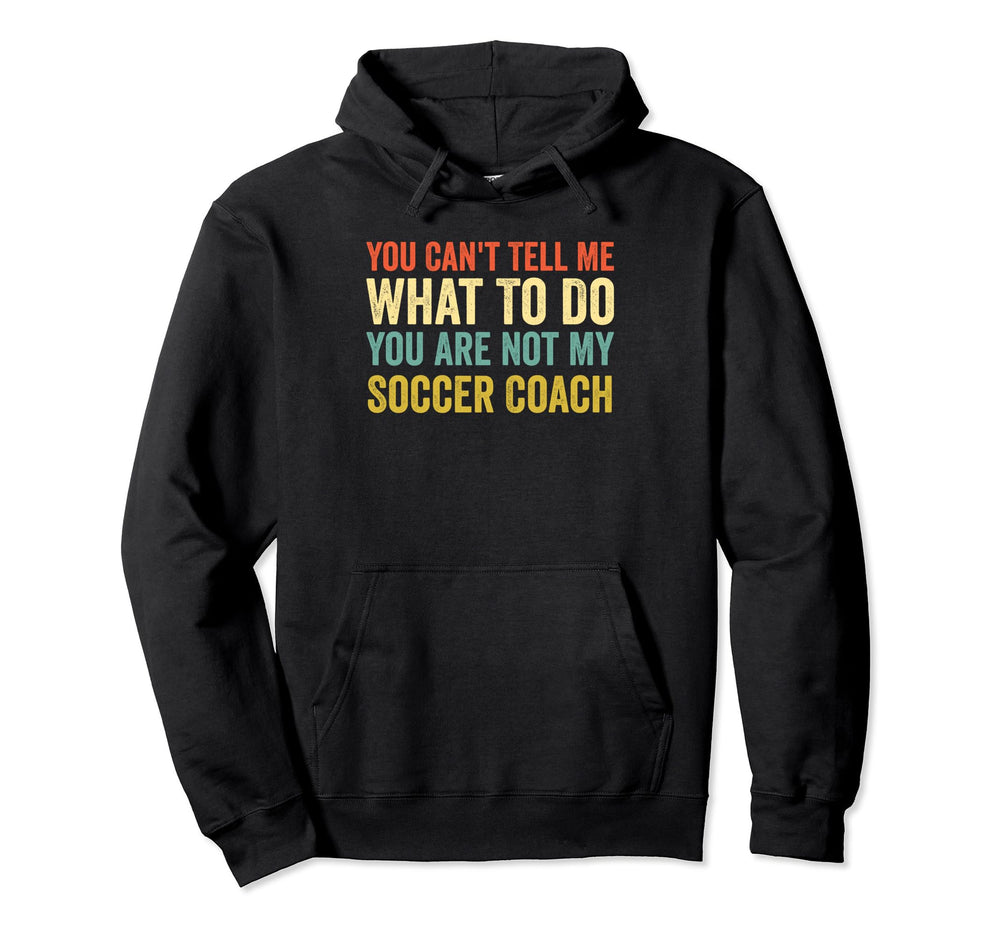 Funny Soccer Lover Soccer Coach Hoodie - Minimalist Print for Adults