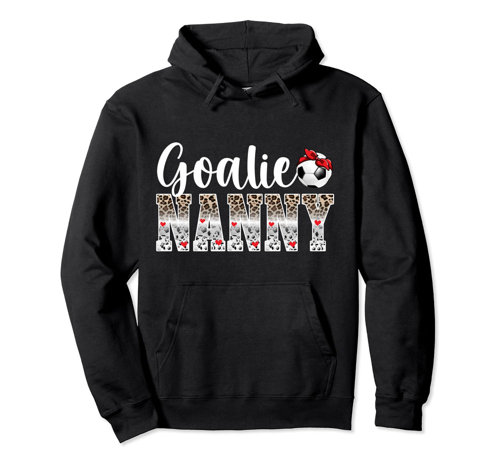Soccer Goalie Nanny Leopard Soccer Hoodie - Aesthetic Graphic Men Women