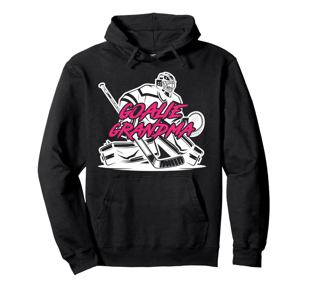Ice Hockey Goalie Grandma Hockey Keeper Hoodie - Streetwear Style Unisex
