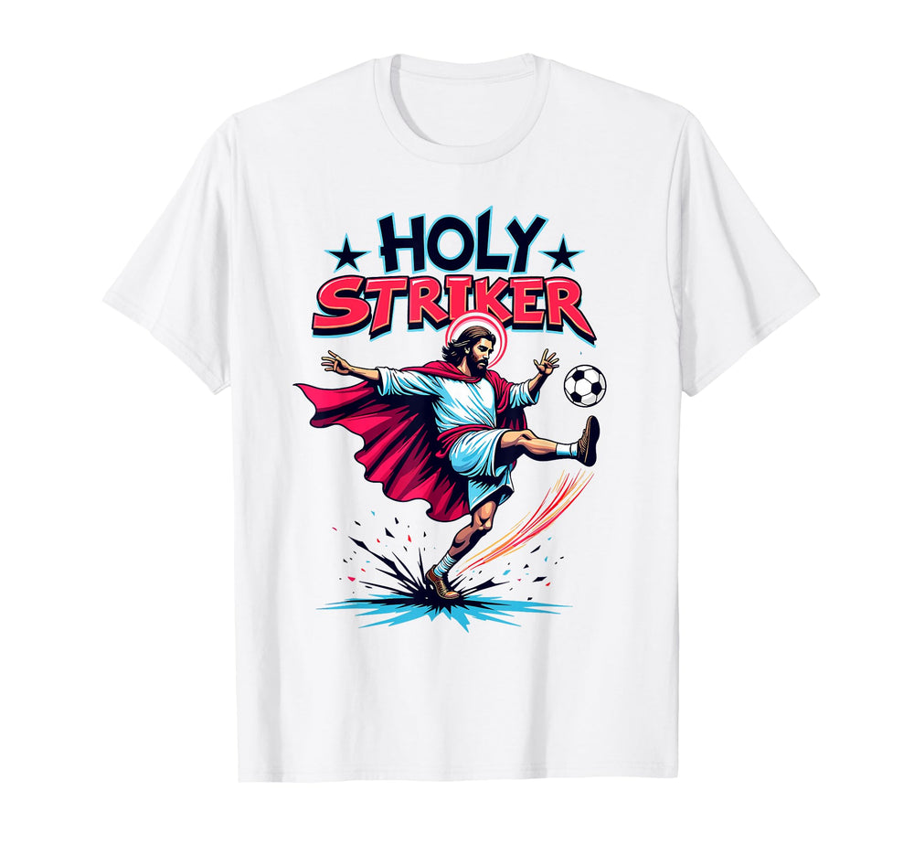 Easter Holy Striker Funny Jesus T-Shirt - Aesthetic Graphic Men Women