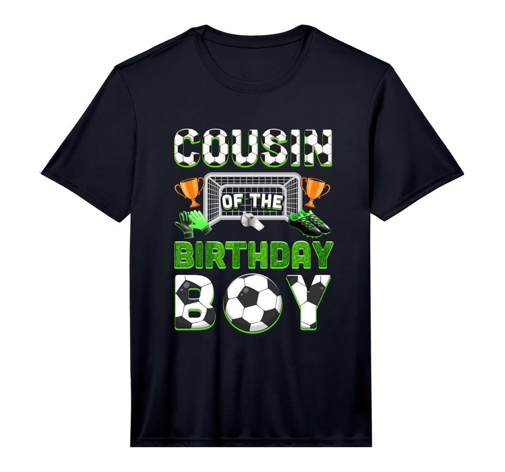 Cousin Birthday Soccer Family T-Shirt - Aesthetic Graphic for Adults