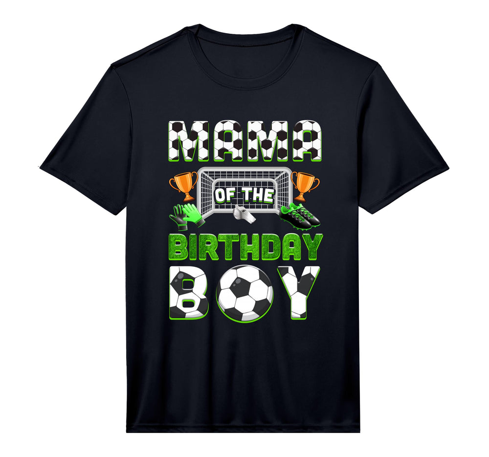 Mens Mama Birthday Soccer Family T-Shirt - Unique Graphic Men Women