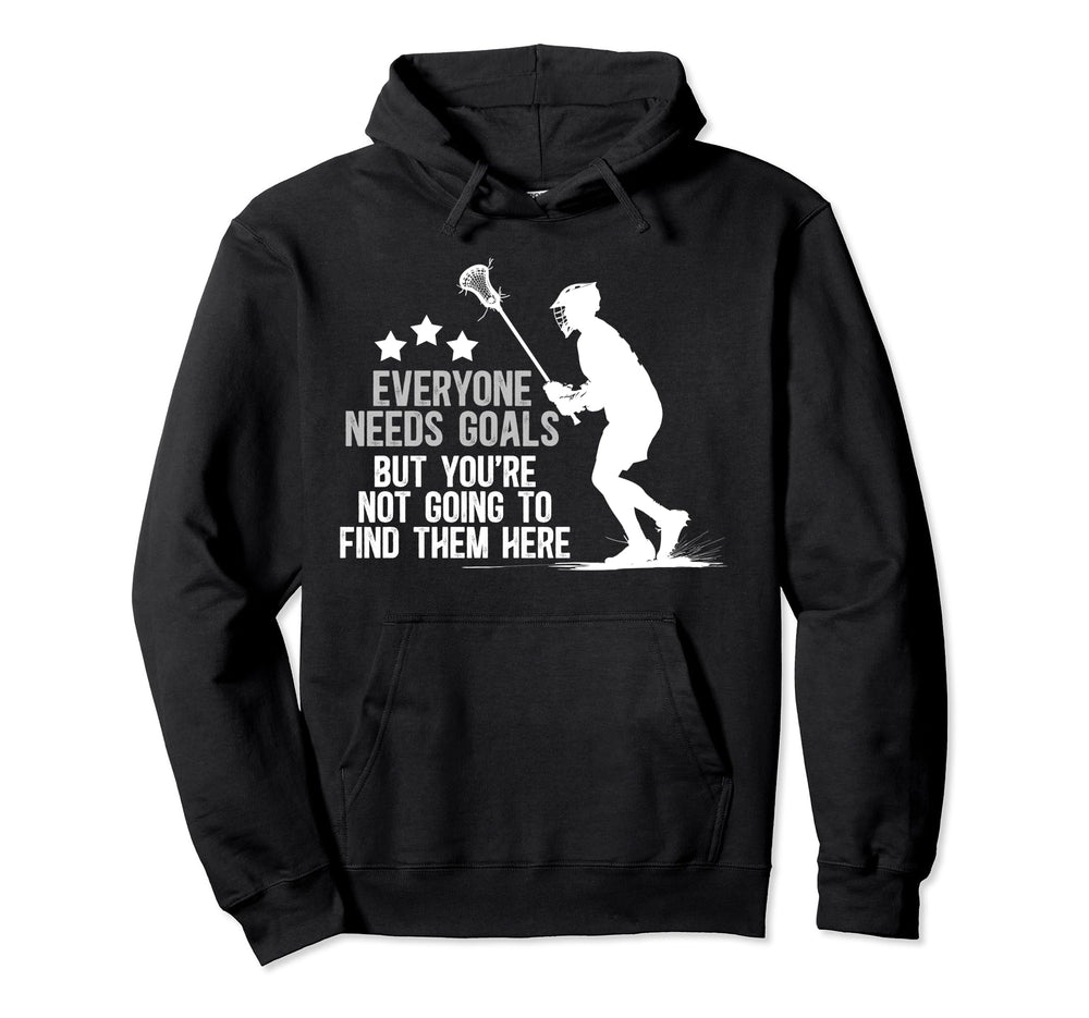 Lacrosse Keeper Funny Lacrosse Hoodie - Aesthetic Graphic Unisex