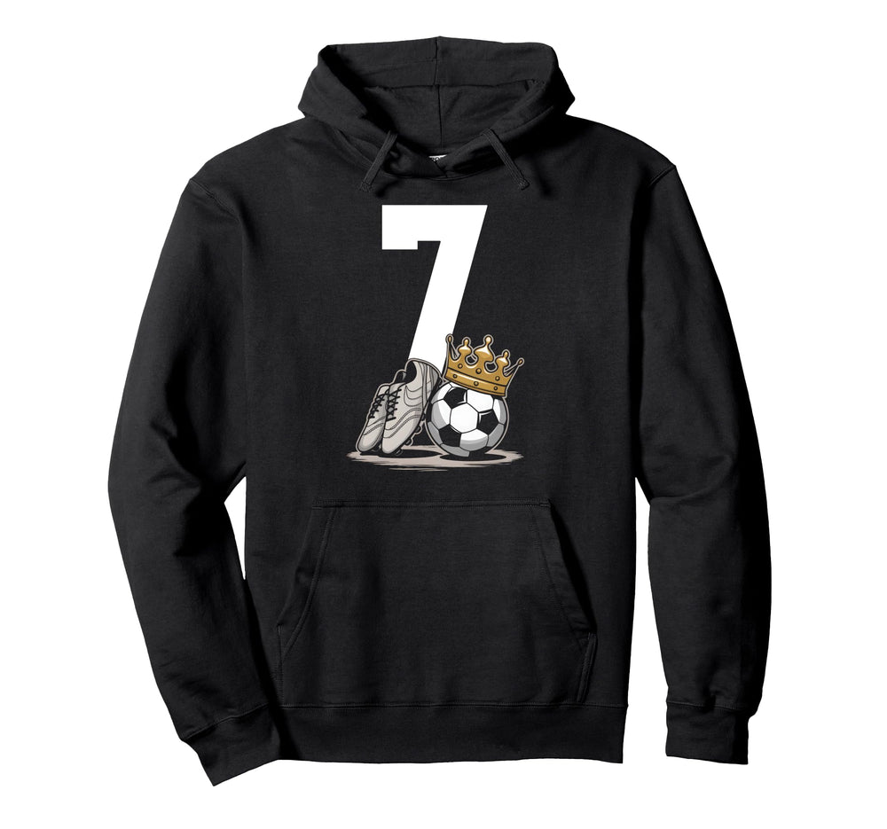 7 Soccer Birthday Gift Soccer Fan Hoodie - Novelty Apparel Men Women