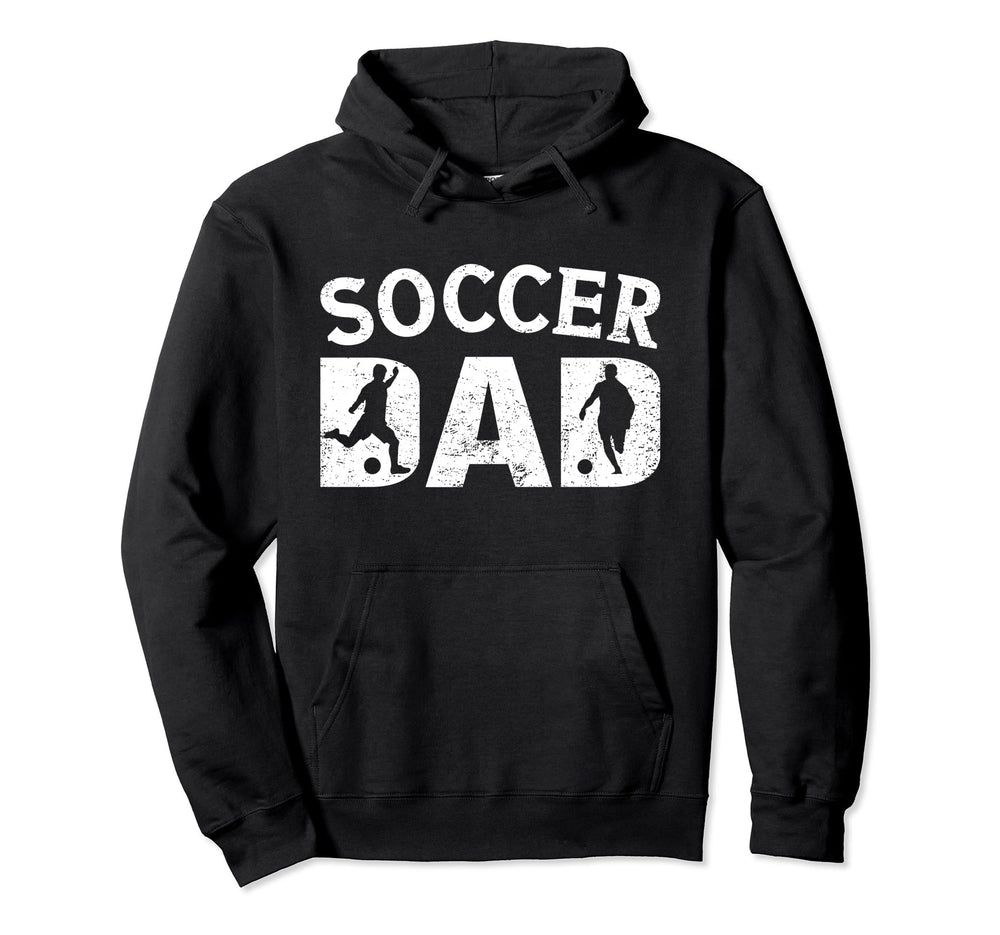Soccer Dad Coach Fathers Day Soccer Hoodie - Streetwear Style for Adults