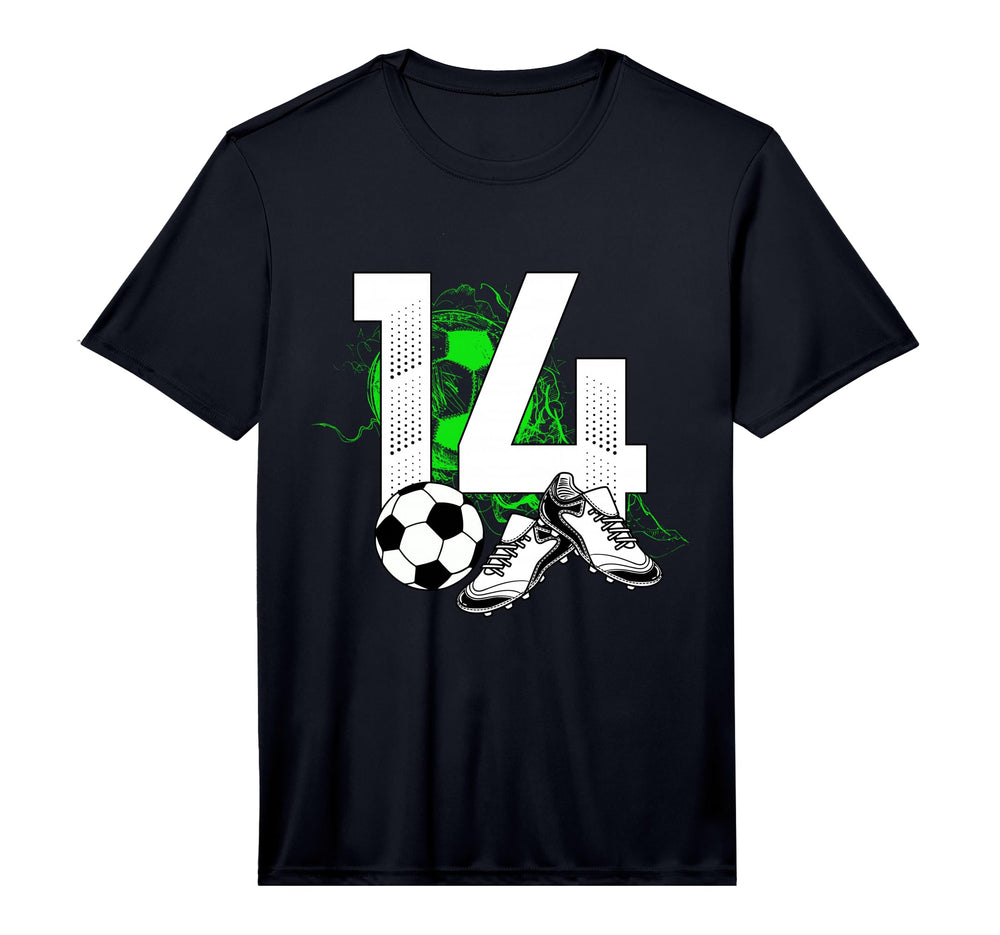 14Th Birthday Soccer Player Football T-Shirt - Streetwear Style Men Women