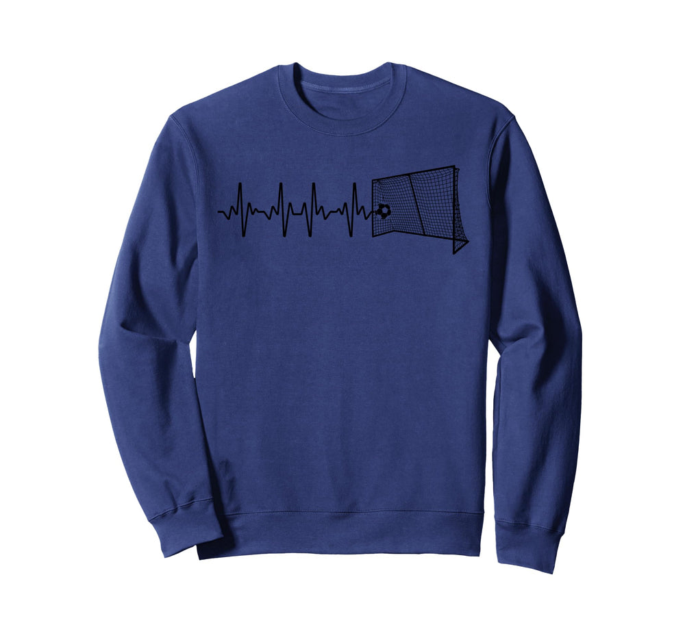 Soccer Art Soccer Lover Goalie Sweatshirt - Minimalist Print Unisex
