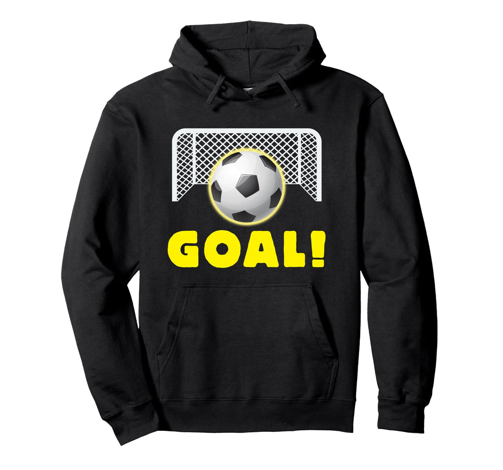 Soccer Team Player Present Goal Hoodie - Fun Novelty Design for Adults