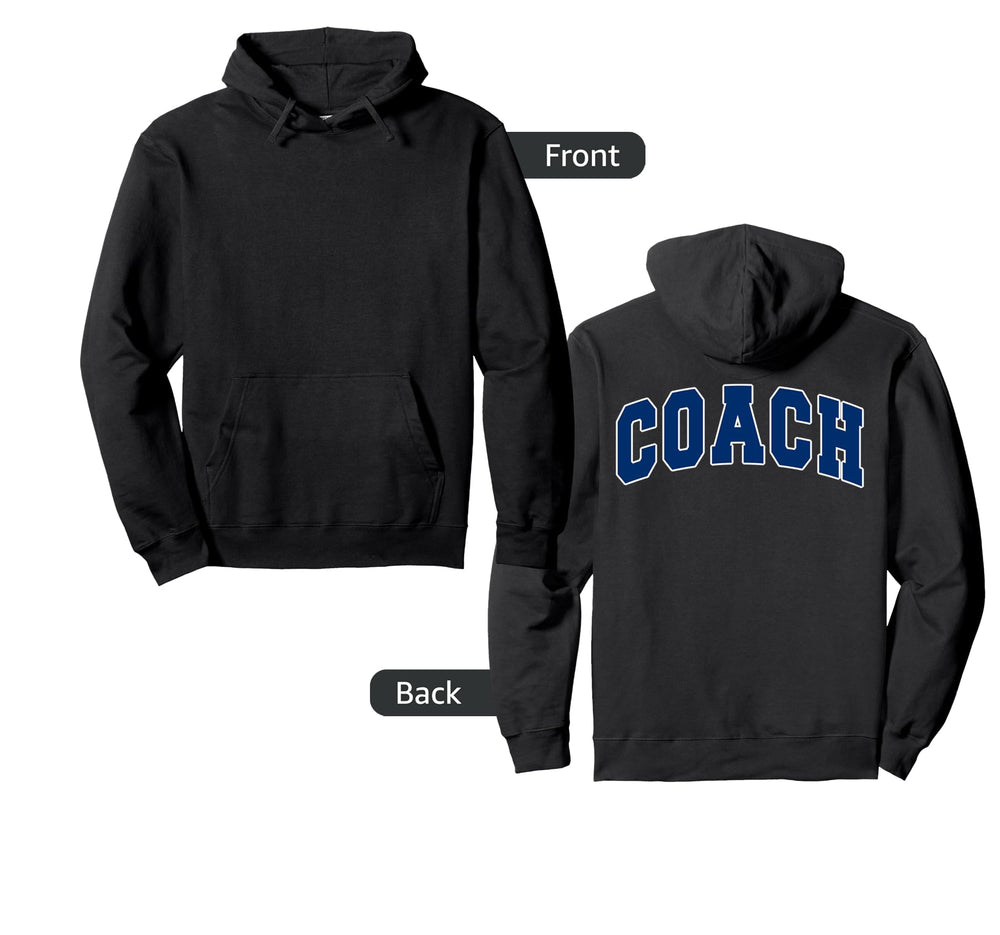 Coach Sports Trainer Varsity Team Hoodie - Casual Everyday Wear Men Women