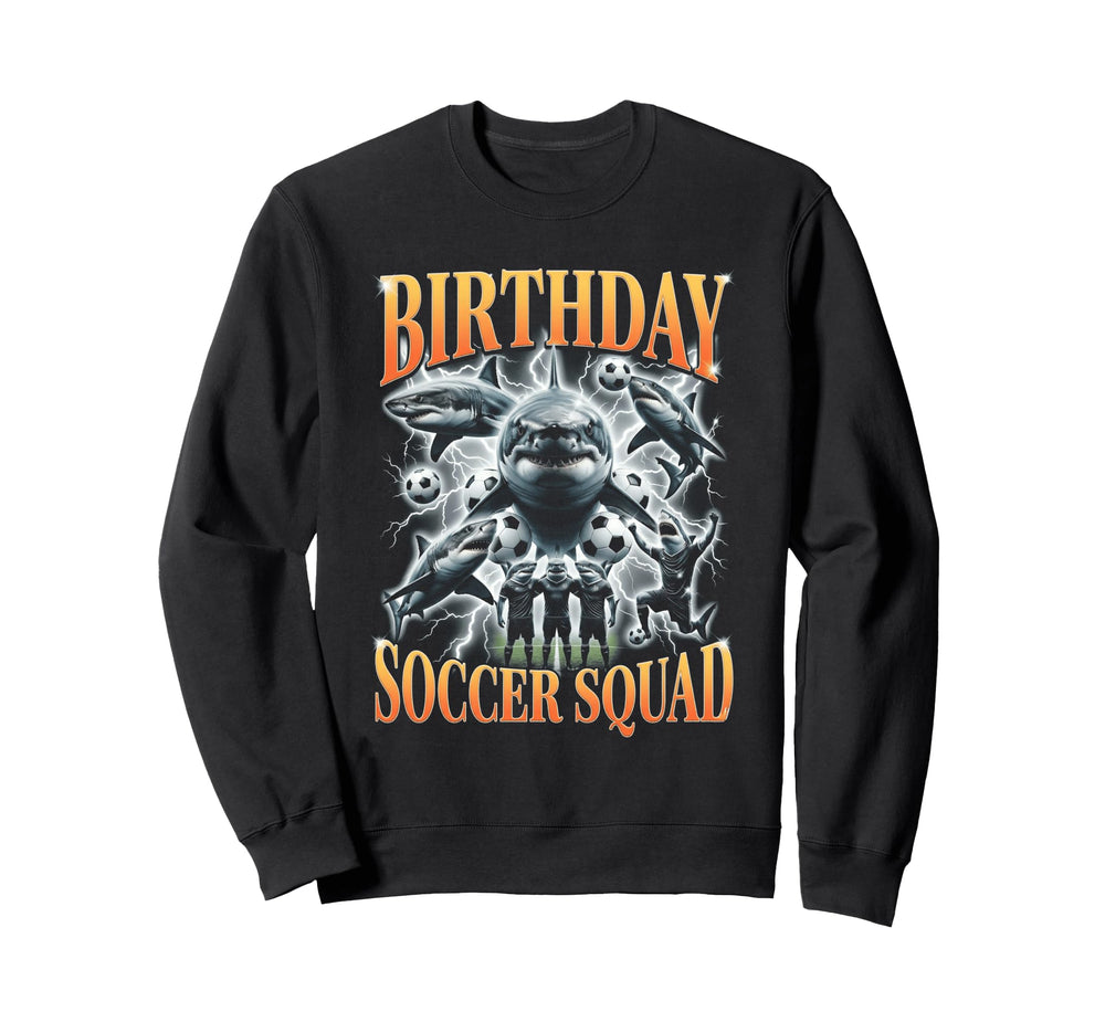 Soccer Squad Shark Lightning Sweatshirt - Streetwear Style Men Women