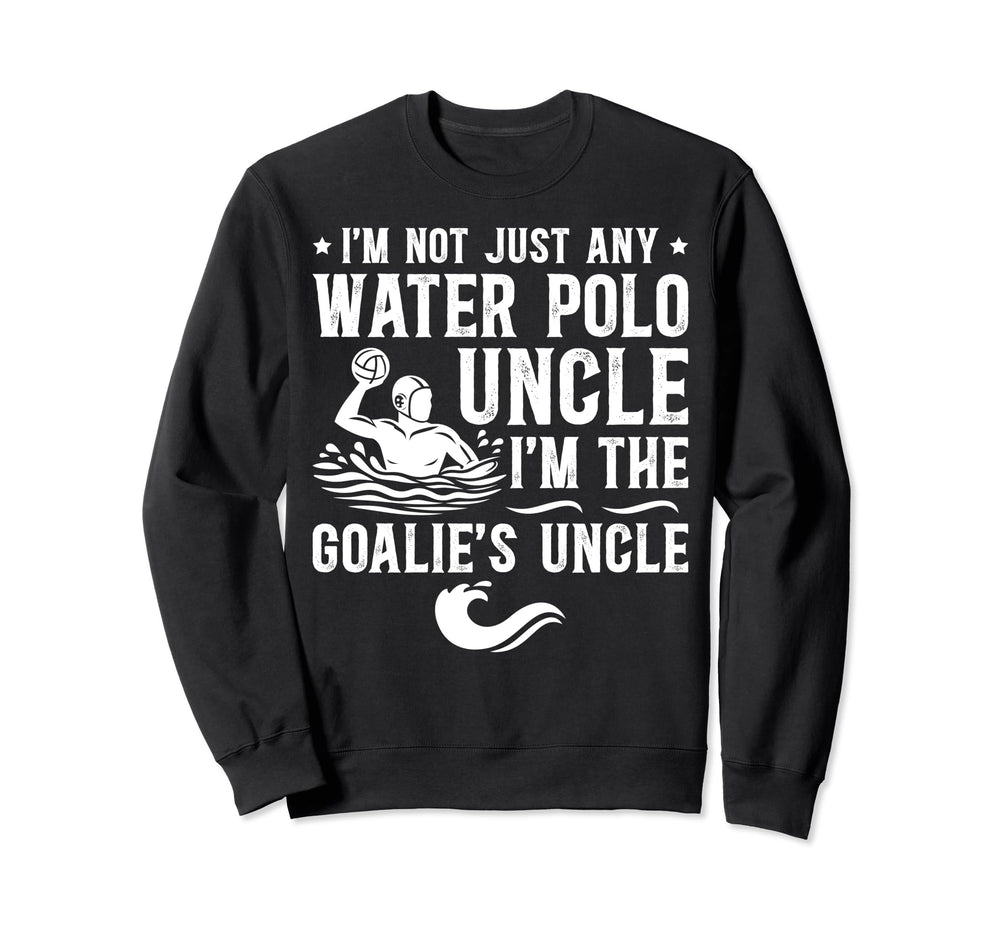 Water Polo Goalie Uncle Water Sweatshirt - Minimalist Print for Adults