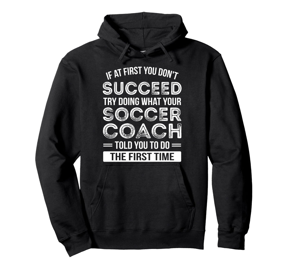 Soccer Coach Gift Funny Thank You Gift Hoodie - Unique Graphic Men Women