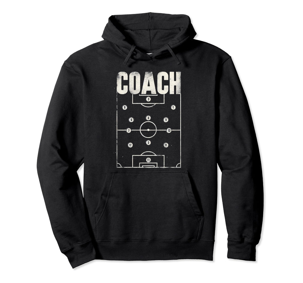 Soccer Coach Training Coaching Football Hoodie - Graphic Print Unisex