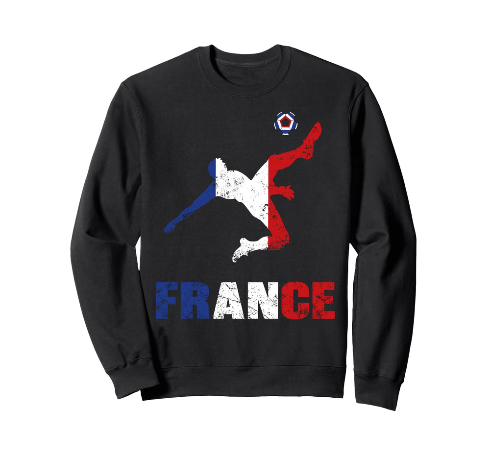France Soccer Football Game Sweatshirt - Aesthetic Graphic Men Women