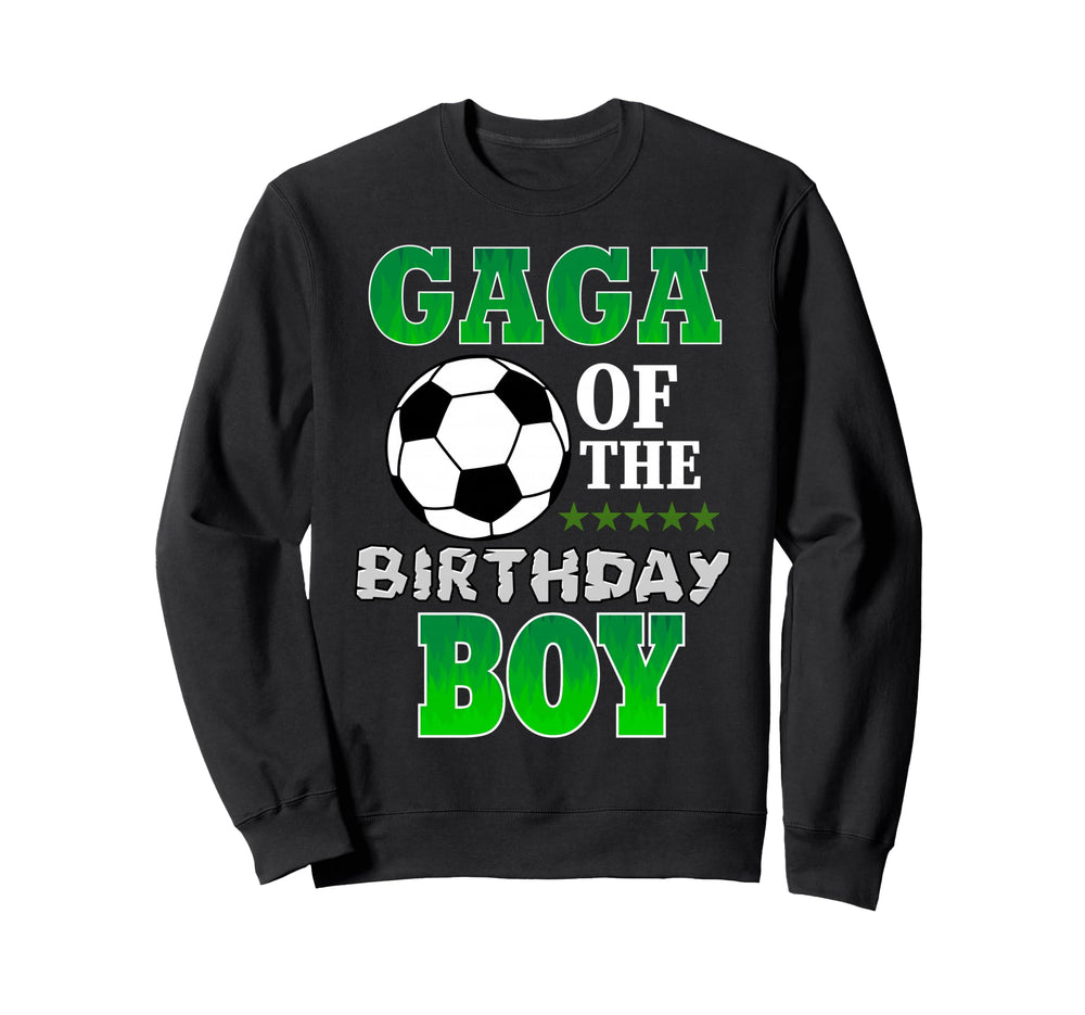 Gaga Birthday Soccer Stars Sweatshirt - Casual Everyday Wear for Adults