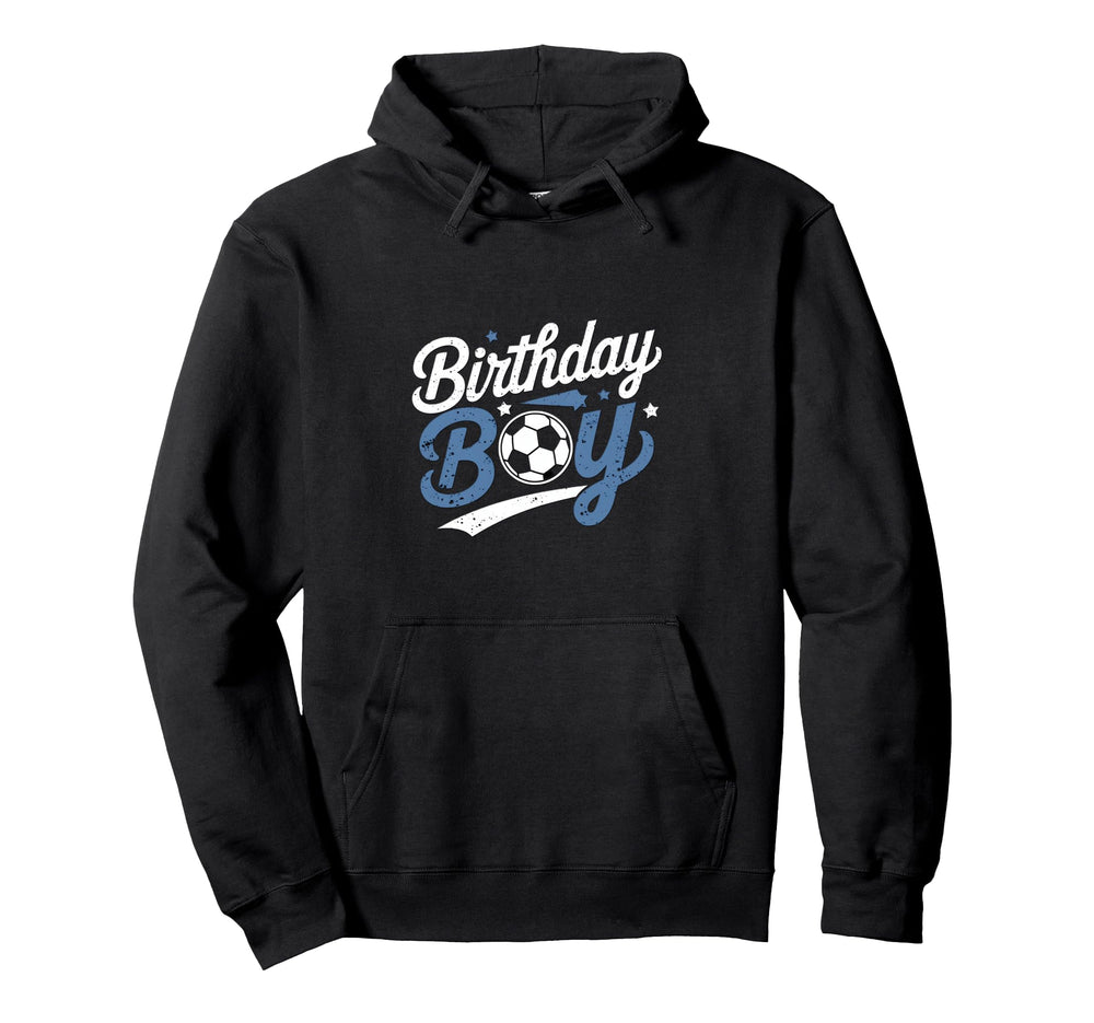 Birthday Soccer Stars Fun Celebration Hoodie - Custom Art Print Men Women