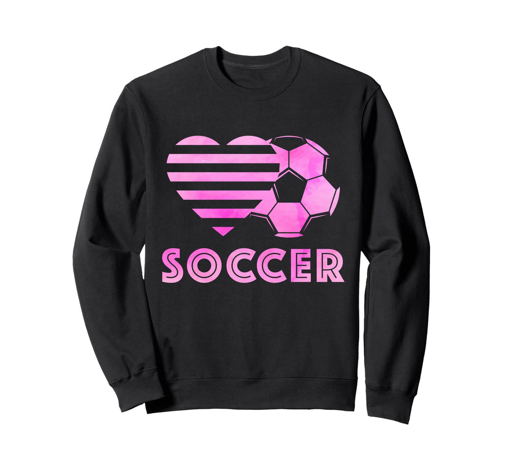 Soccer Heart Love Heartbeat Outfit Sweatshirt - Trendy Graphic Men Women