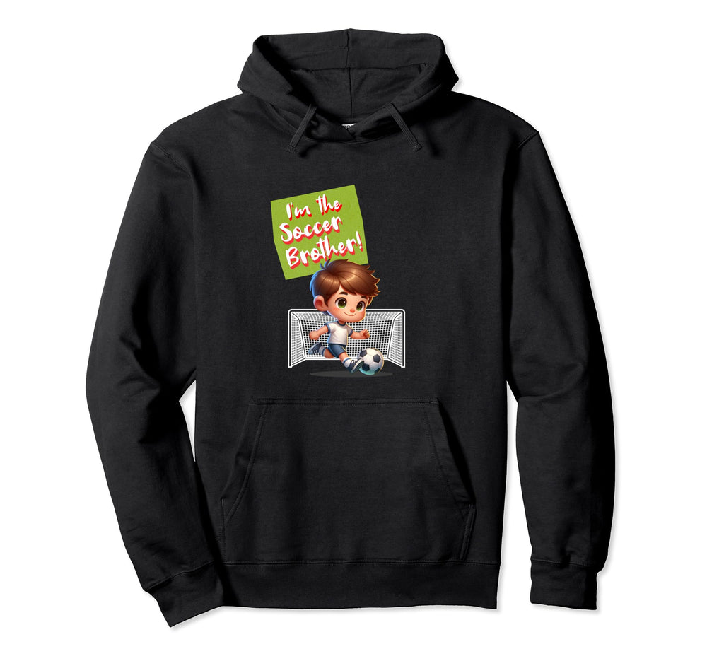 Soccer Birthday Party Brother Hoodie - Fun Novelty Design Men Women