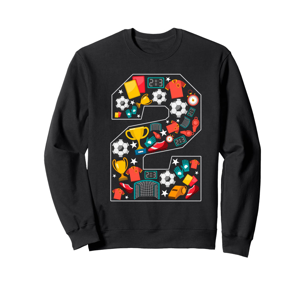 Its My 2Nd Birthday Soccer Ball 2 Sweatshirt - Minimalist Print Men Women