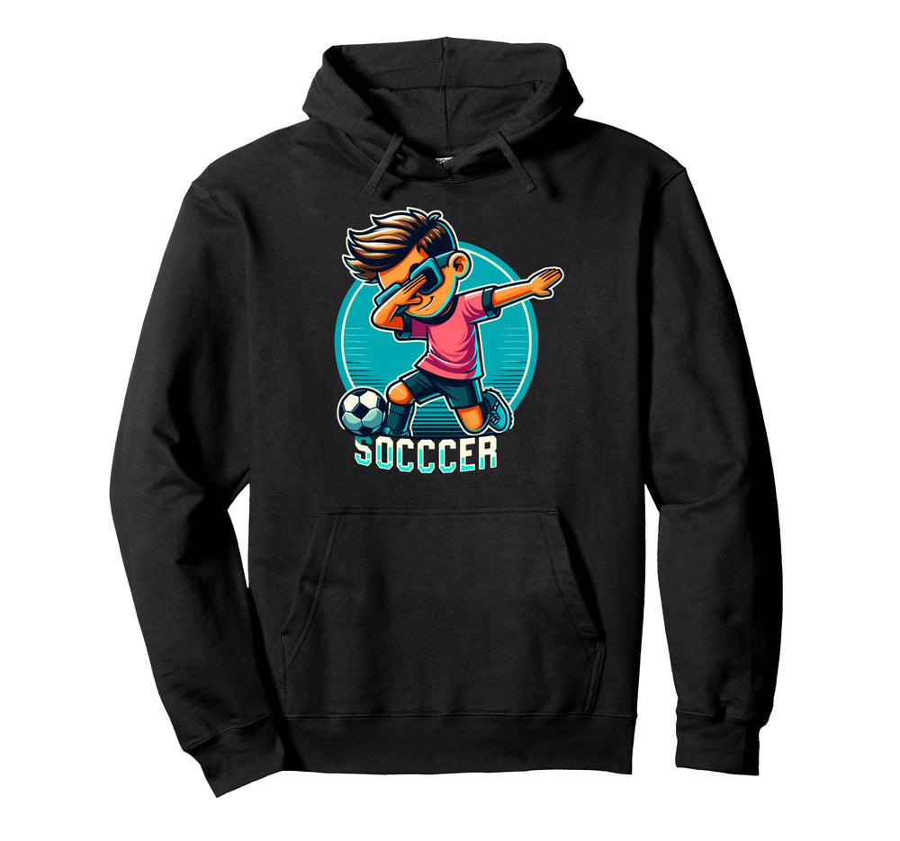 Funny Dabbing Dab Soccer Player Hoodie - Aesthetic Graphic Men Women