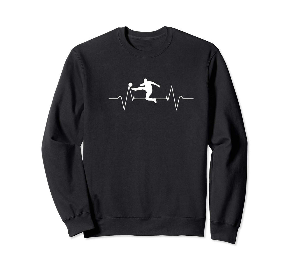 Soccer Heartbeat Soccer Player Gift Sweatshirt - Novelty Apparel Men Women