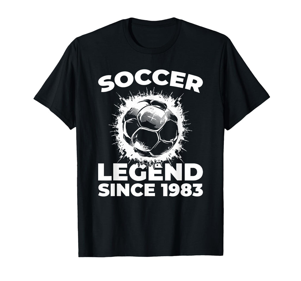 Born 1983 Player Sports Team Soccer T-Shirt - Streetwear Style Unisex