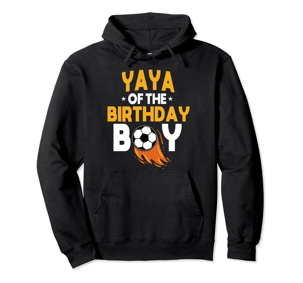 Yaya Birthday Soccer Team Bday Party Hoodie - Custom Art Print for Adults