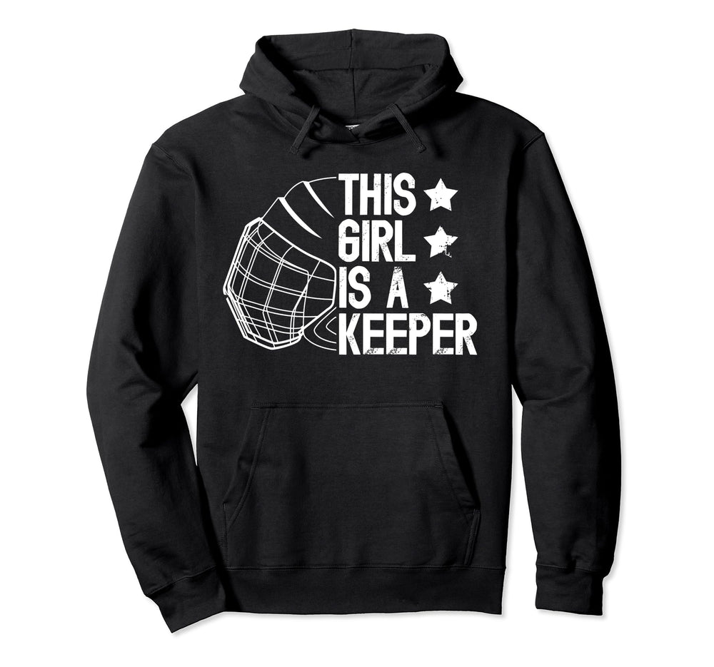 This Is Field Hockey Keeper Female Hoodie - Aesthetic Graphic for Adults