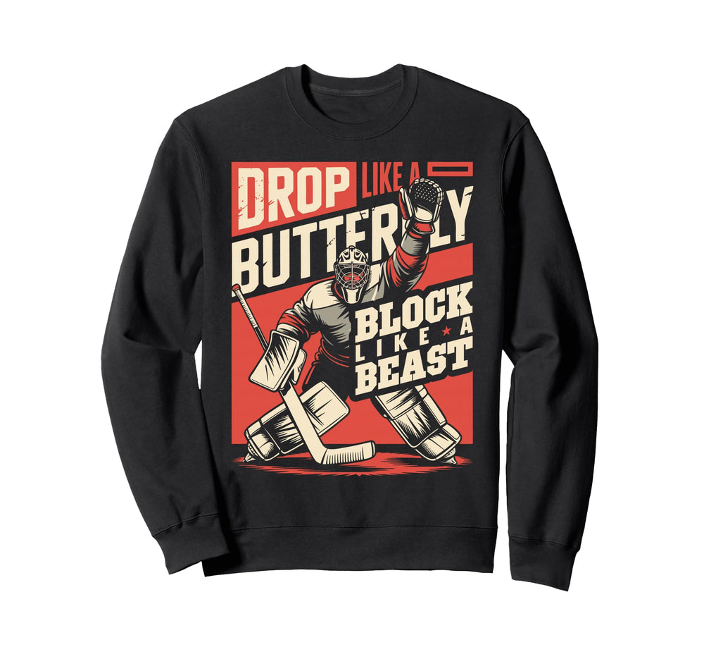Ice Hockey Goalkeeper Ice Hockey Sweatshirt - Custom Art Print for Adults