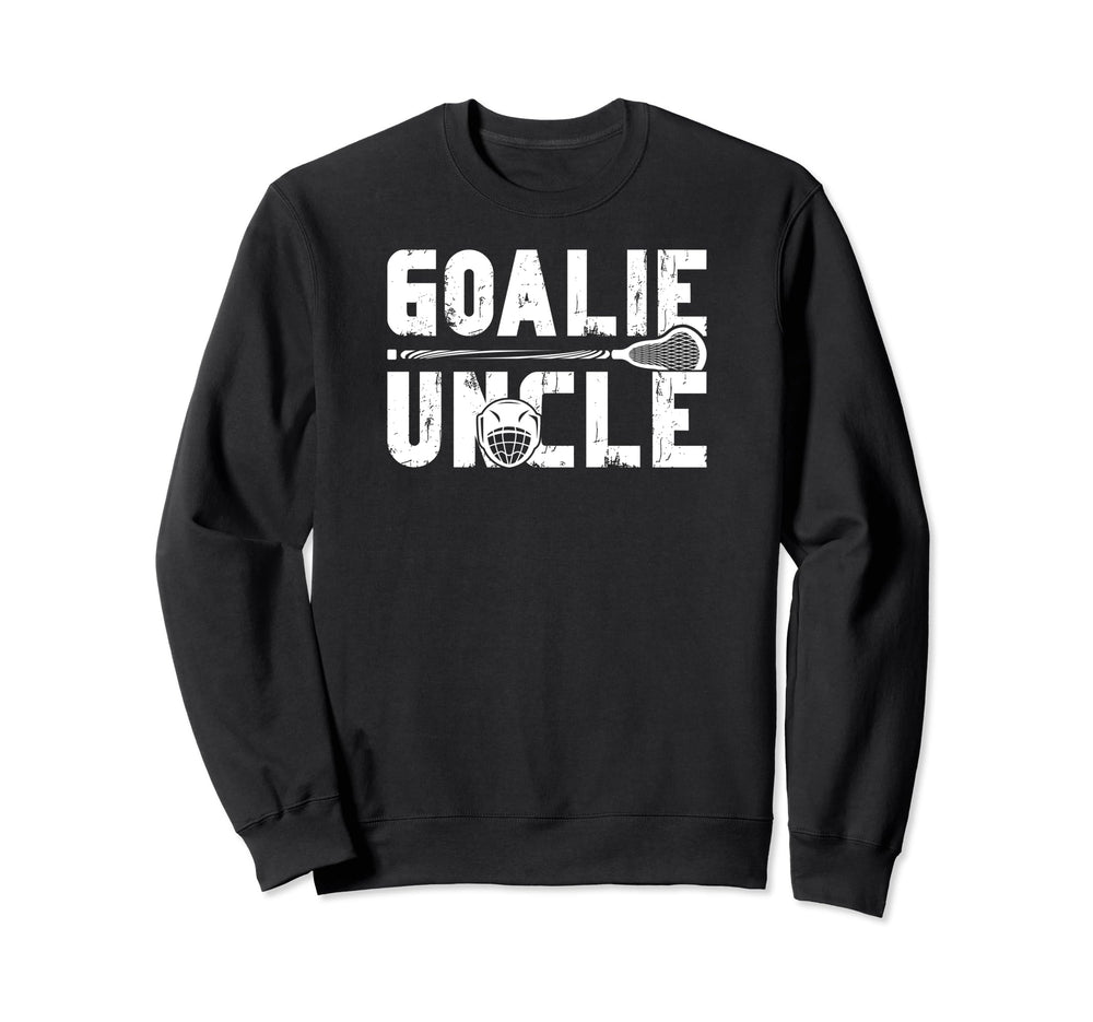 Lacrosse Goalie Uncle Lacrosse Sweatshirt - Unique Graphic Men Women