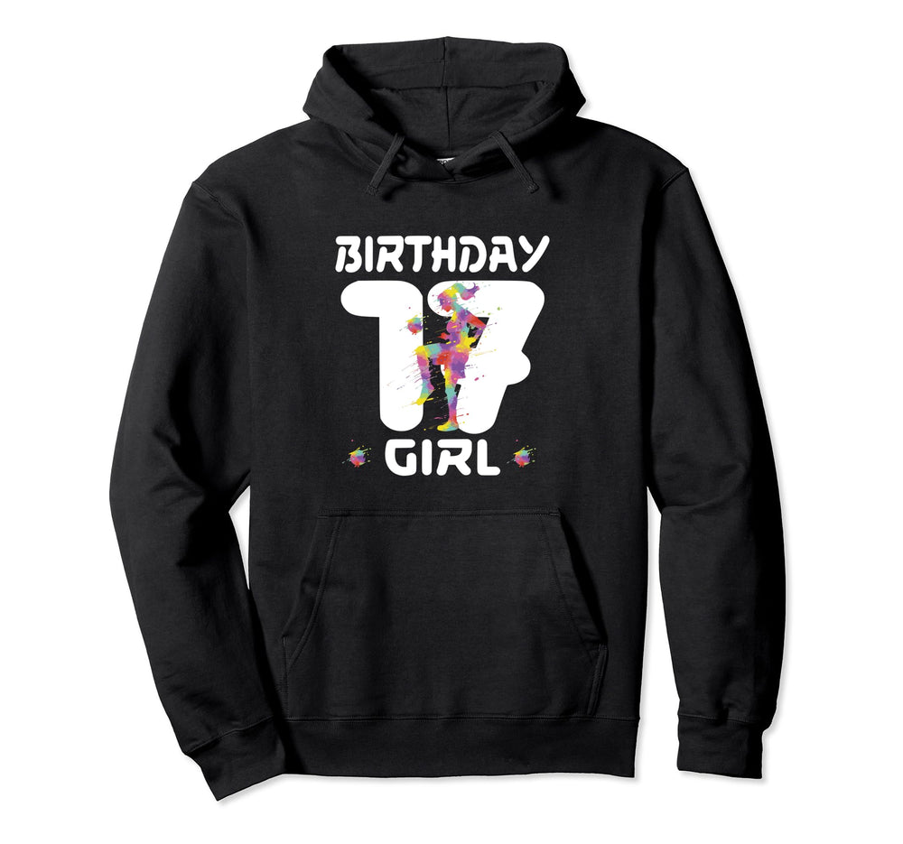 17Th Birthday Soccer Seventeen 17 Year Hoodie - Trendy Graphic for Adults